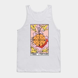 Wheel of Fortune Tarot Card Tank Top